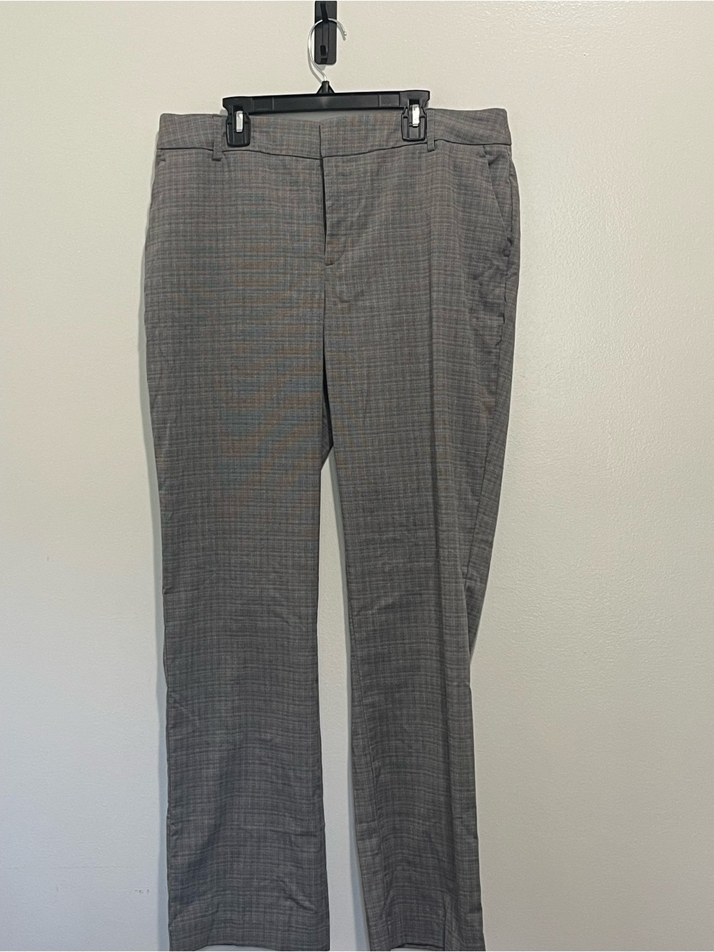 Women’s Gray Plaid Dress Pants